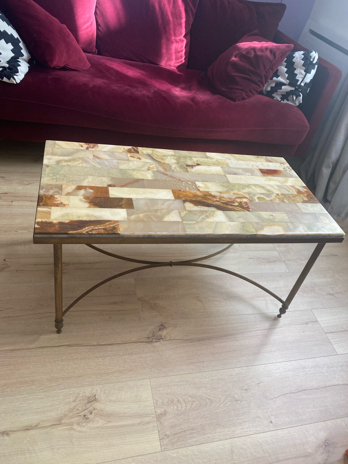 Table basse en marbre