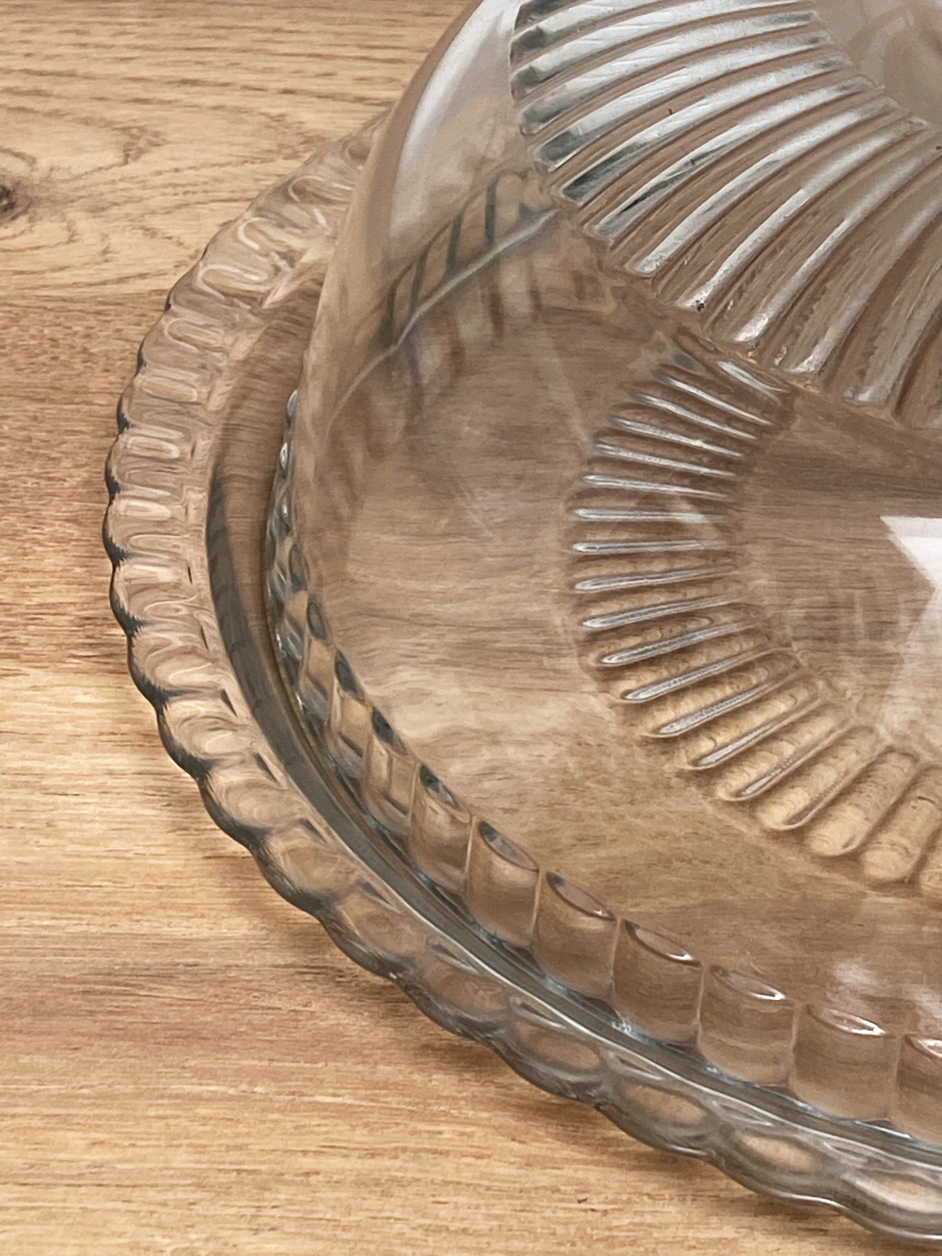 Flat and its arcoroc glass bell