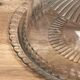 Plat et sa cloche en verre Arcoroc
