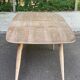 Renovated Scandinavian extendable dining table in teak and veneer from 1980.