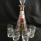 Service à liqueur, cristallerie de Hartzviller
