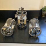 3 vintage lanterns