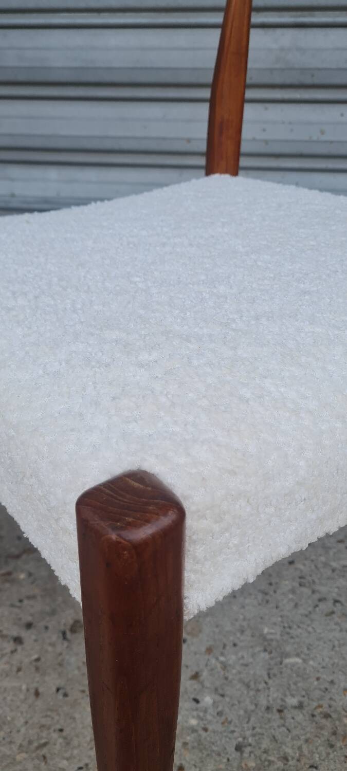 Set of 4 Scandinavian teak chairs