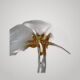 Mazzega Ceiling Lamp Sphere in Murano Glass Space Age 1970s