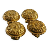 4 boutons de meuble Louis XVI