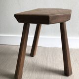 Wooden tripod stool