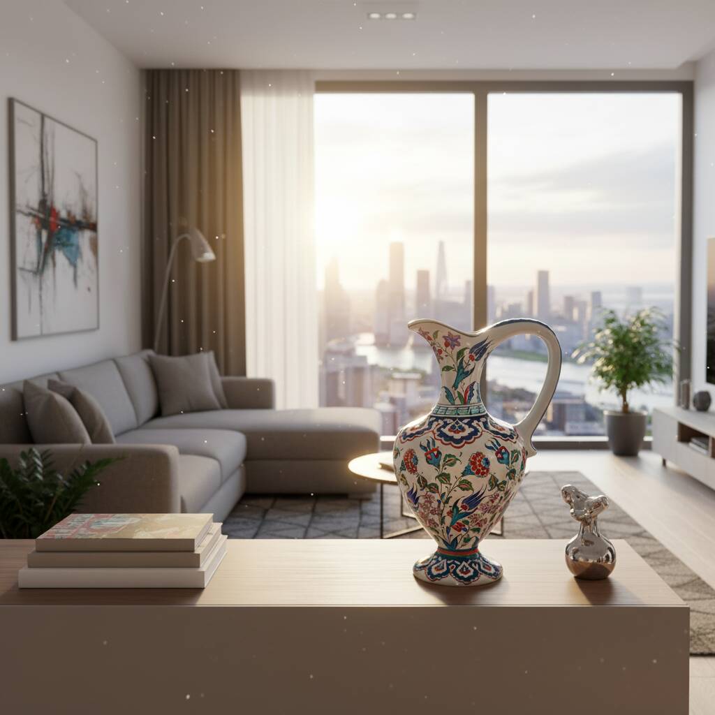 Handmade ceramic vase (30cm)