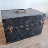 Old wooden plumber's box