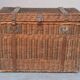 Travel trunk 1900 in wicker