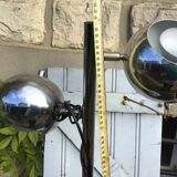 Beautiful vintage chrome designer lamp. Italian 60/70