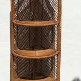 Vintage rattan shelf