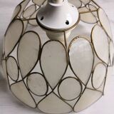 Mother of pearl hanging lamp