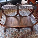 Neo-Gothic bench Dagobert style