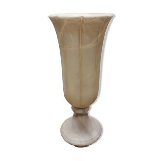 Lampe de table design en albâtre espagnol
