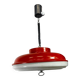 Vintage orange UFO lamp / chandelier / pendant light