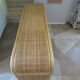 Buffet bas 2 portes -rotin tressé-bambou -cannage