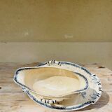 Sarreguemines iron clay sauceboat