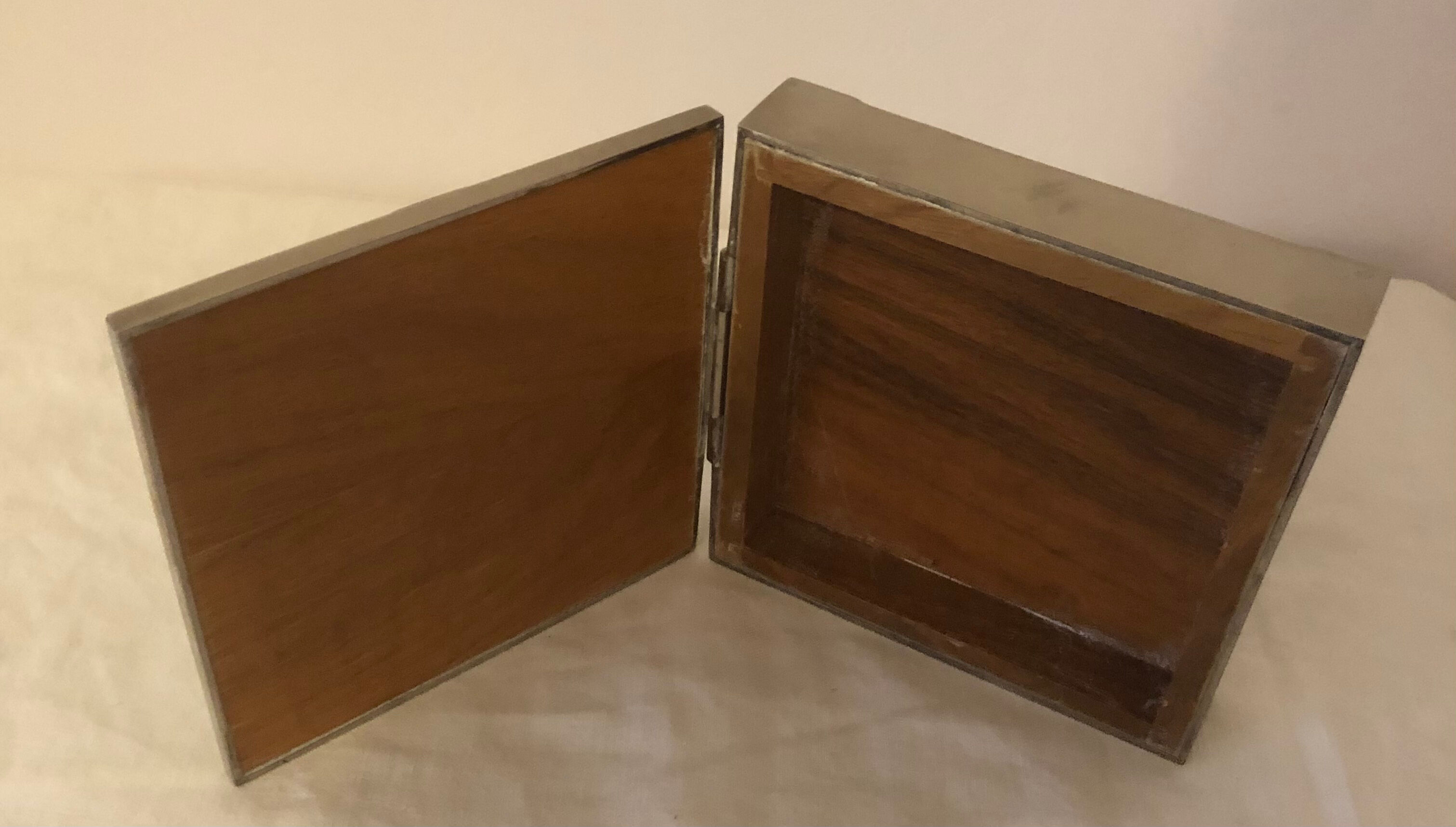 Vintage Lancel ashtray and cigarette box