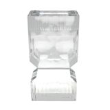 Sven Palmqvist, modern glass sculpture, Orrefors Sweden 1971