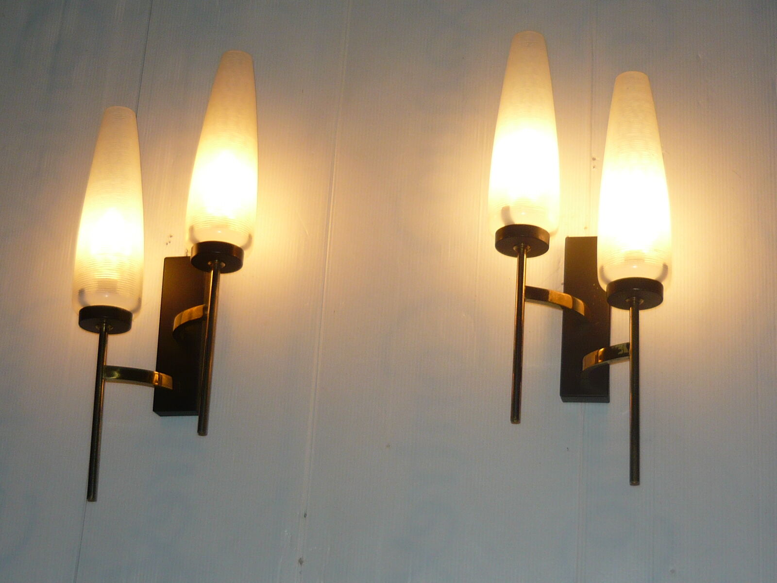 Pair of arlus torch wall lamps 50/60 years