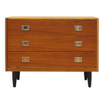Commode en frêne, design danois, années 1960, fabrication : Danemark
