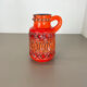Vase en poterie de lave grasse super coloré par Bay Ceramics, Allemagne, années 1970