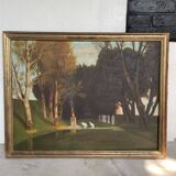 Oil on canvas The Sacred Grove