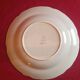 Large round plate in pornic earthenware "stuart" model