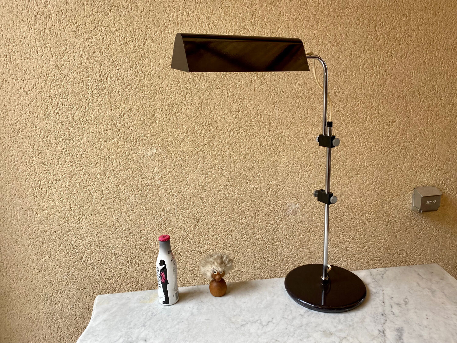 Large Scandinavian vintage desk lamp 60s