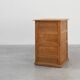 Cabinet de classement en chêne industriel avec poignées en laiton, Royaume-Uni, années 1920