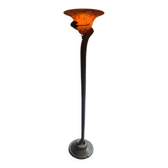 Edgar Brandt style lamp