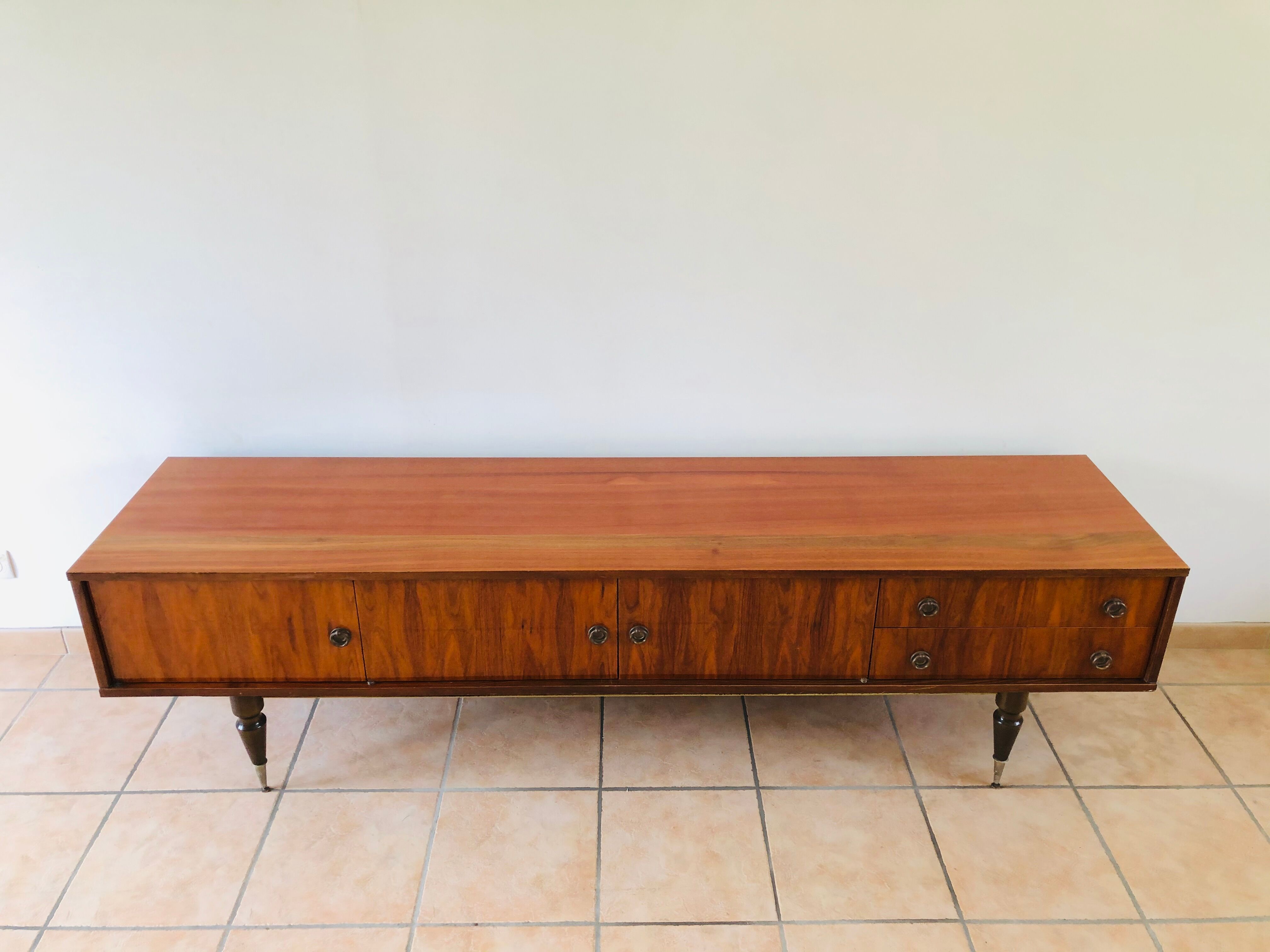 Vintage rosewood low sideboard 1969