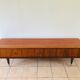 Vintage rosewood low sideboard 1969