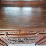 Breton sideboard in carved oak