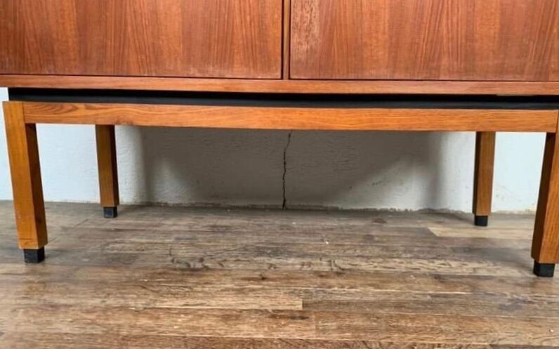 Vintage Scandinavian Teak Wardrobe with 2 doors
