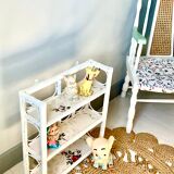 Rattan shelf