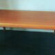 Teak coffee tables and tray by Johannes Andersen for Trioh, Denmark 1960s