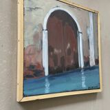 Oil on canvas signed Dimitri