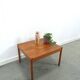 Vierkante Deense teak salontafel Magnus Olesen met ronde poten, nr.2