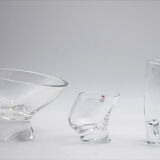 Angelo Mangiarotti for Cristallerie Il Colle 1970s drinking set