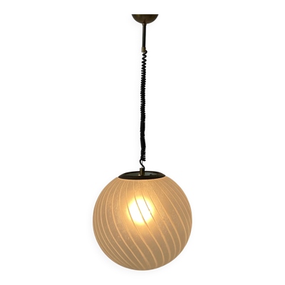 Suspension italienne en verre Ball and Ball, années 1960, Italie