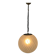 Italian suspended glass lamp Ball and Ball, 1960s, Italy