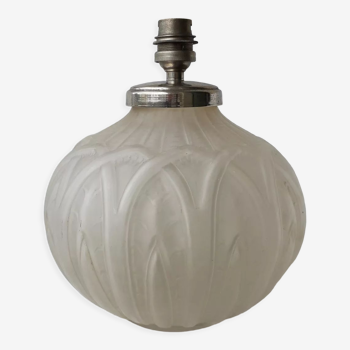 Pied de lampe verre
