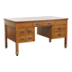 Bureau Art Déco en chêne ancien du début du XXe siècle