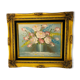 Huile sur toile - nature morte au bouquet de fleurs