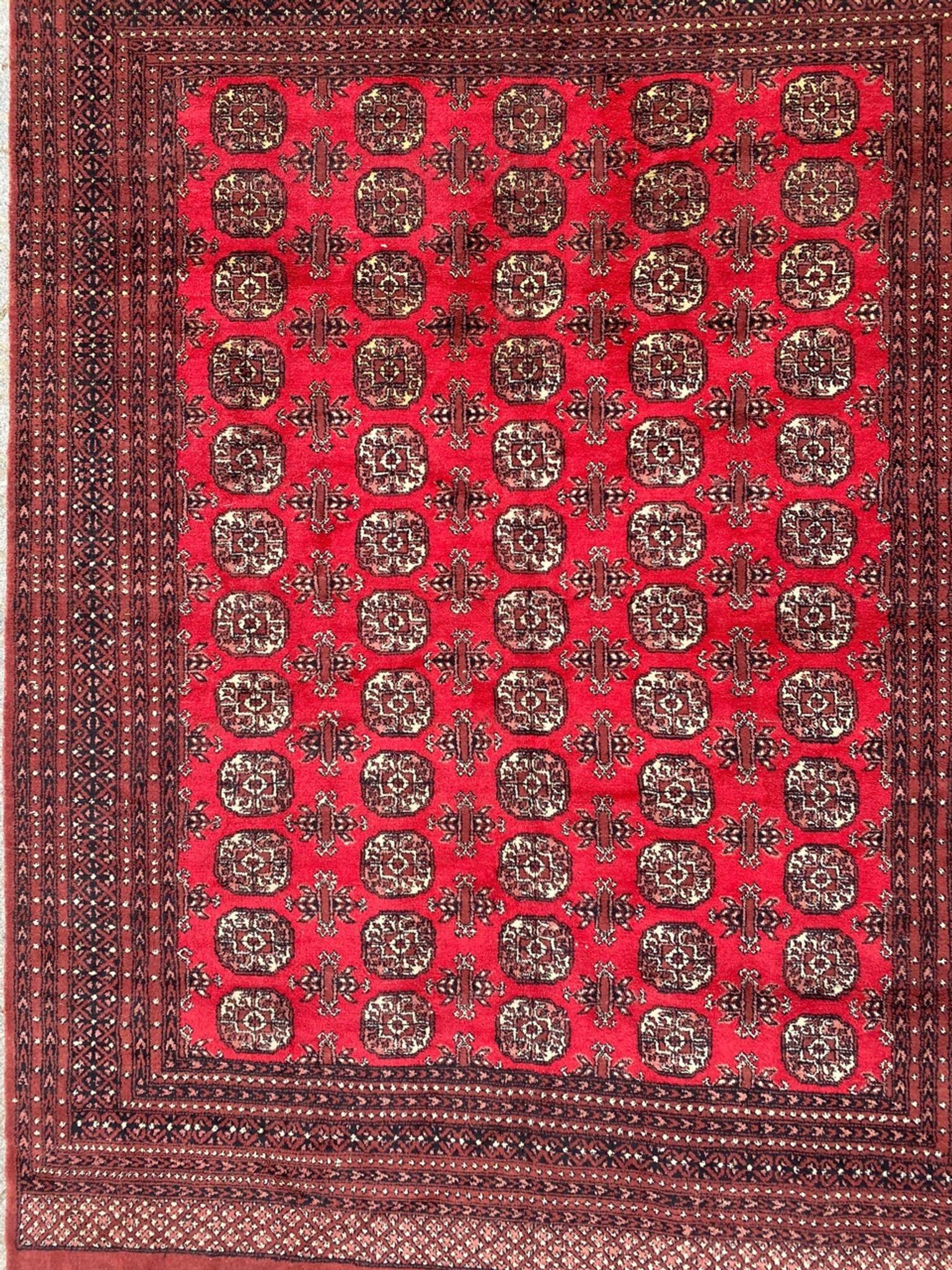 Carpet turkmen pakistan bukhara 195x216 cm