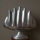 Tulip vase cast aluminum contemporary design