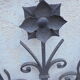 Wrought iron grid pair