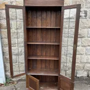Old library with glass doors