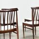 Ensemble de six chaises de salle à manger en palissandre AWA